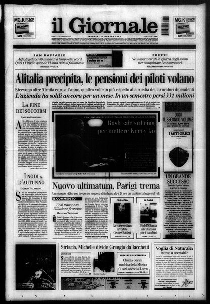 Il giornale : quotidiano del mattino